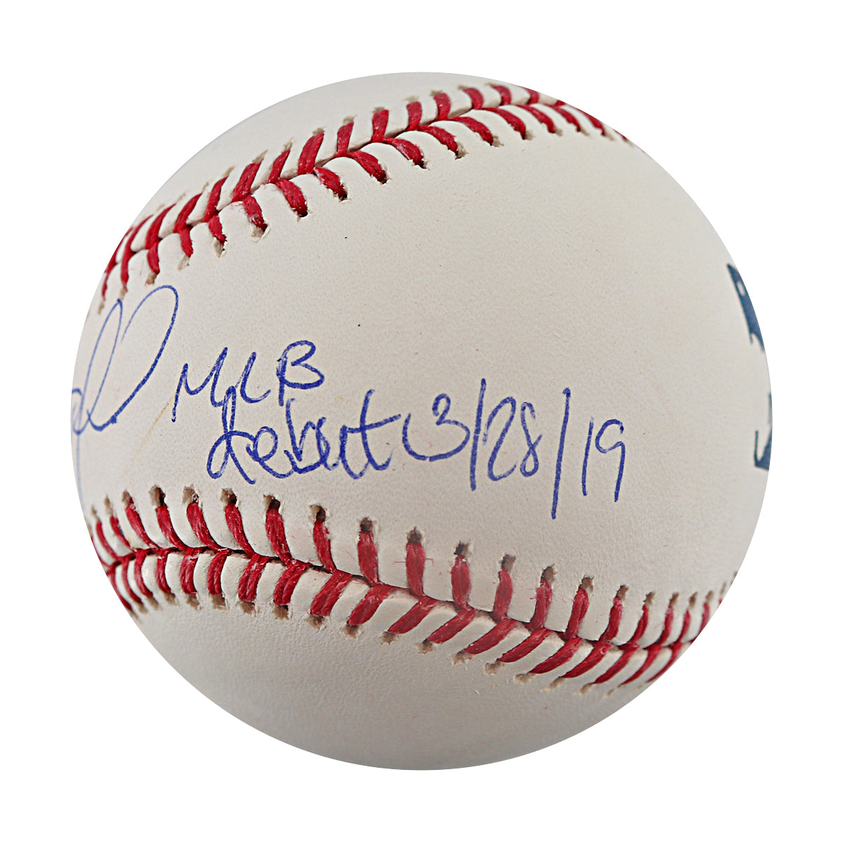 Fernando Tatis Jr Padres Signed Inscribed MLB Debut 3/28/2019 Baseball JSA-Powers Sports Memorabilia