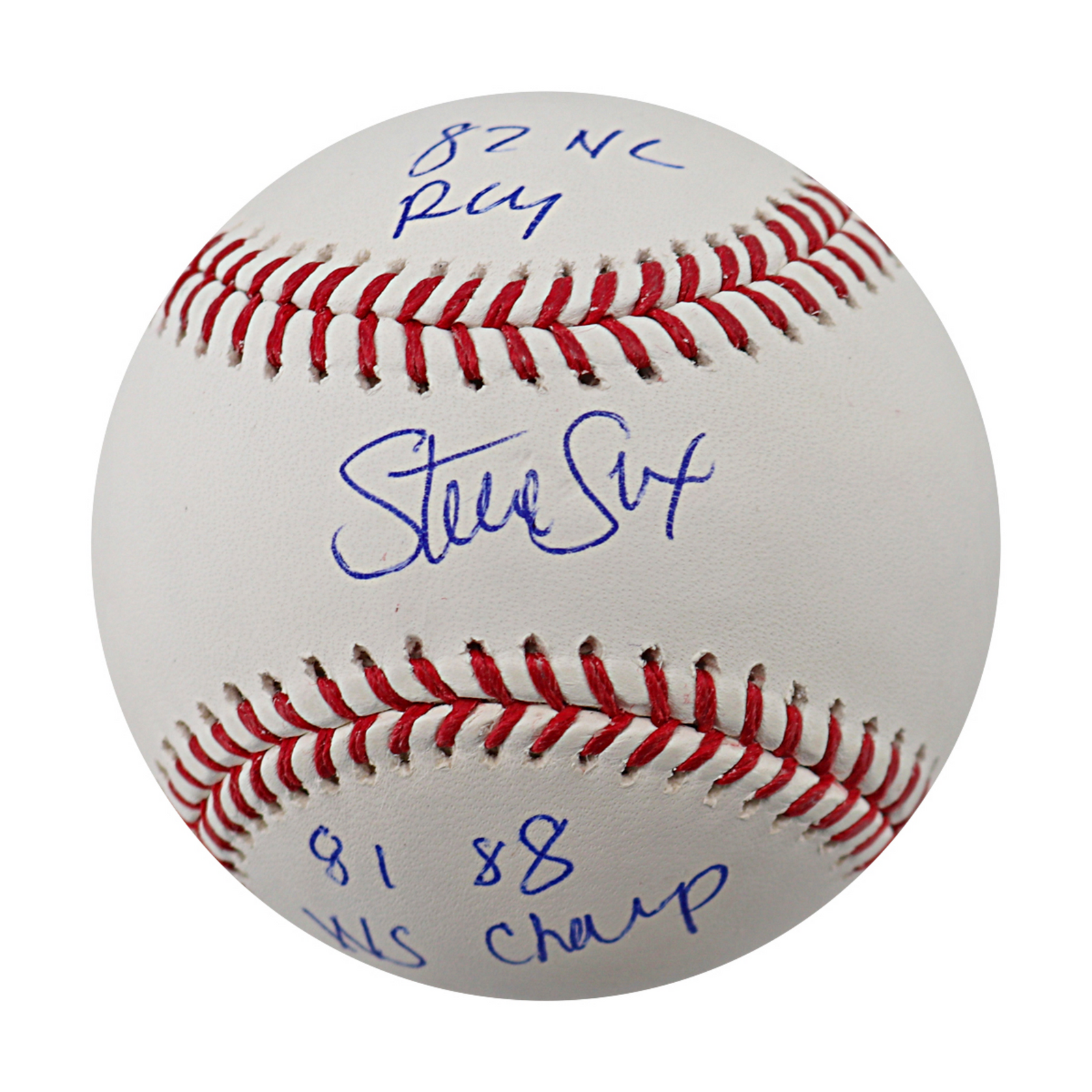 Steve Sax Los Angeles Dodgers Signed Multi Inscribed OMLB Baseball JSA COA-Powers Sports Memorabilia