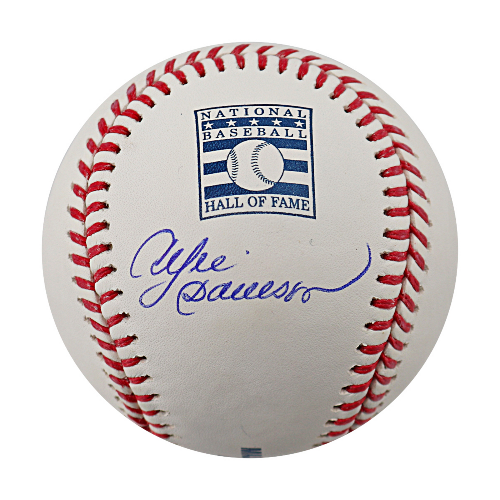 Andre Dawson Cubs Expos Signed HOF Logo Baseball Beckett Holo-Powers Sports Memorabilia