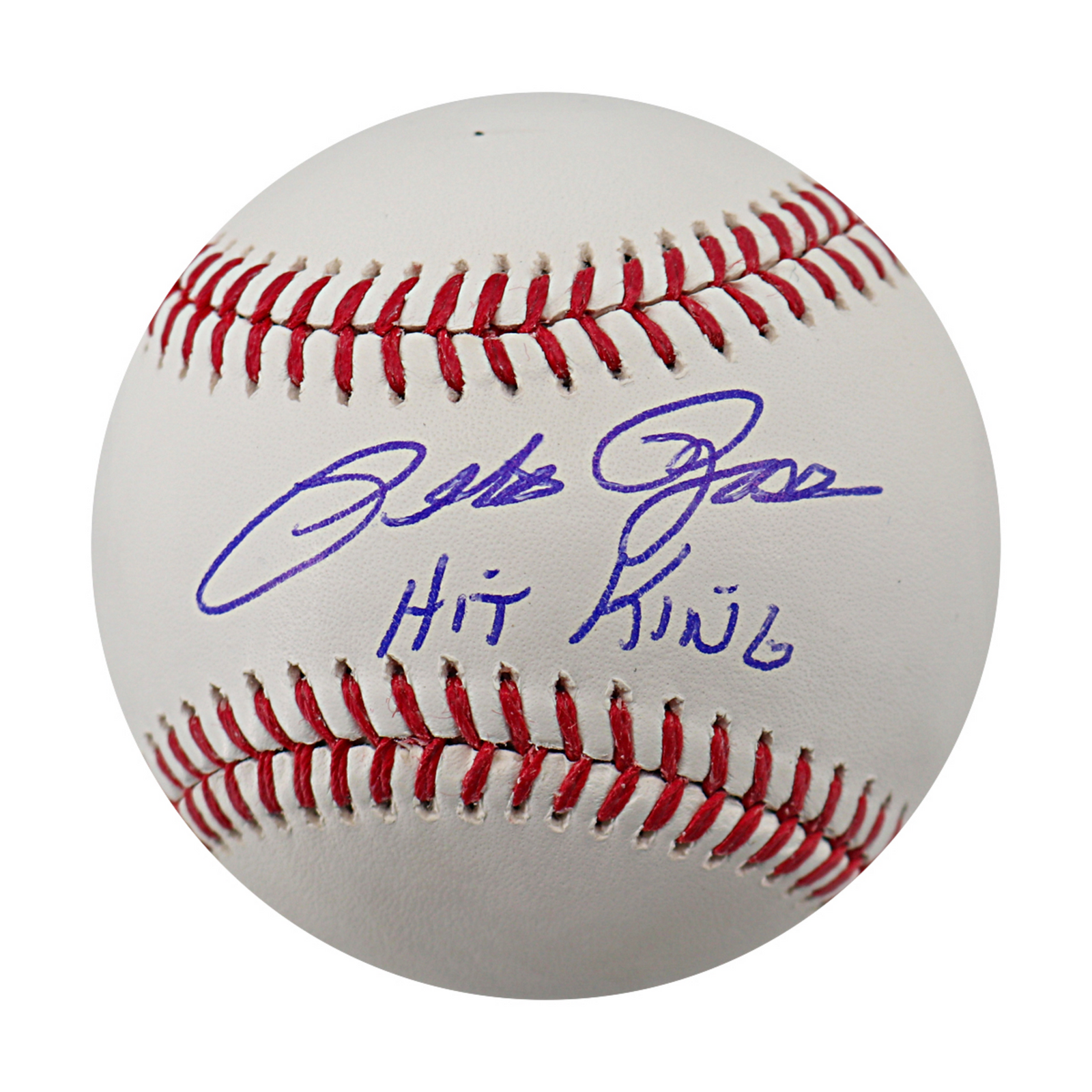 Pete Rose Cincinnati Reds Signed Inscribed Hit King OMLB Baseball JSA COA-Powers Sports Memorabilia