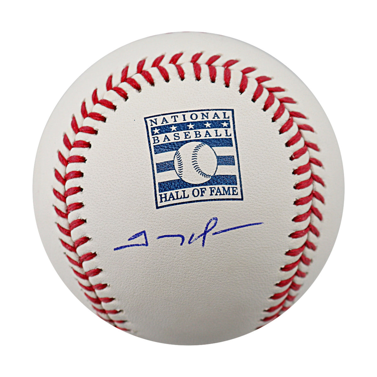 Trevor Hoffman San Diego Padres Signed HOF Logo Baseball Beckett Holo-Powers Sports Memorabilia