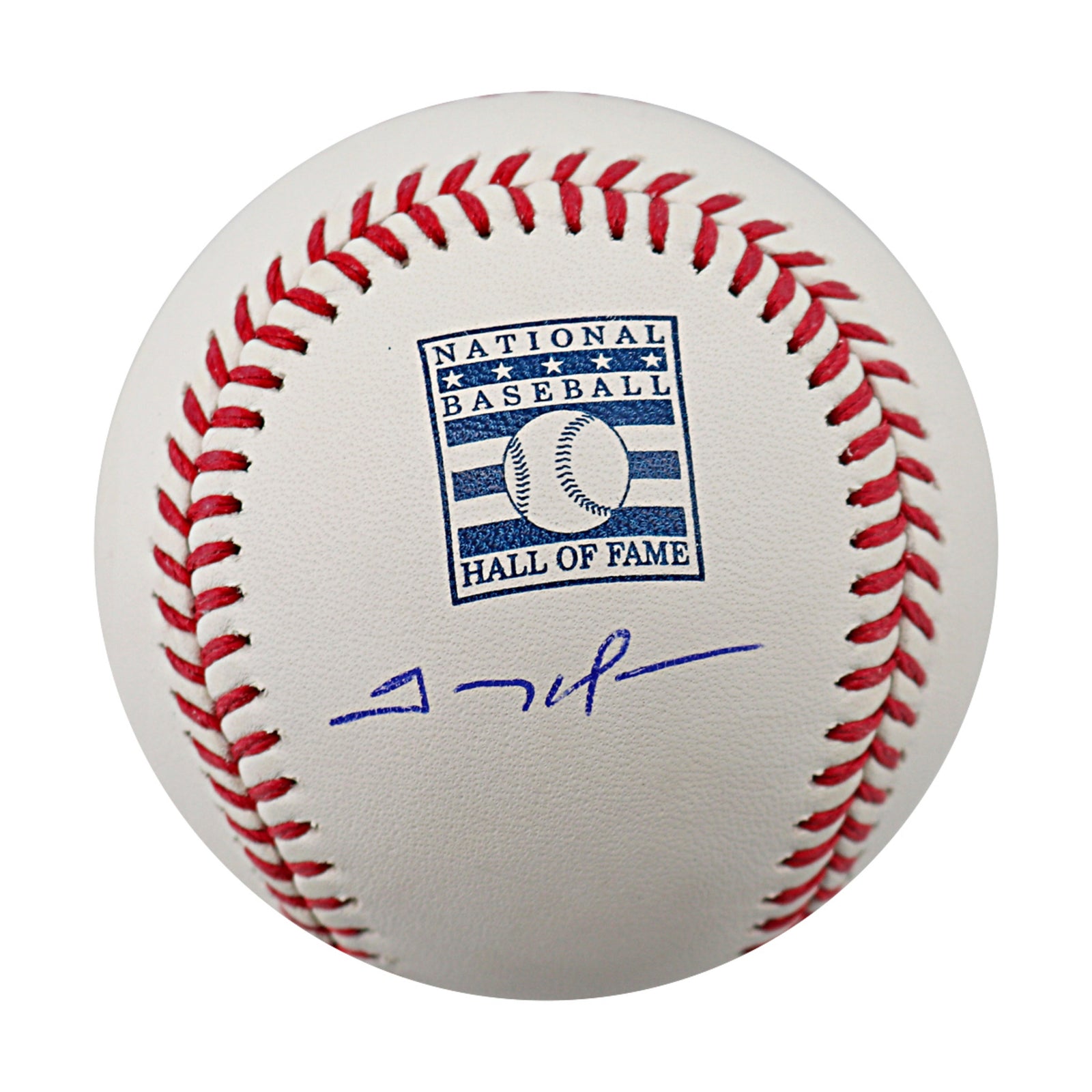 Trevor Hoffman San Diego Padres Signed HOF Logo Baseball Beckett Holo-Powers Sports Memorabilia