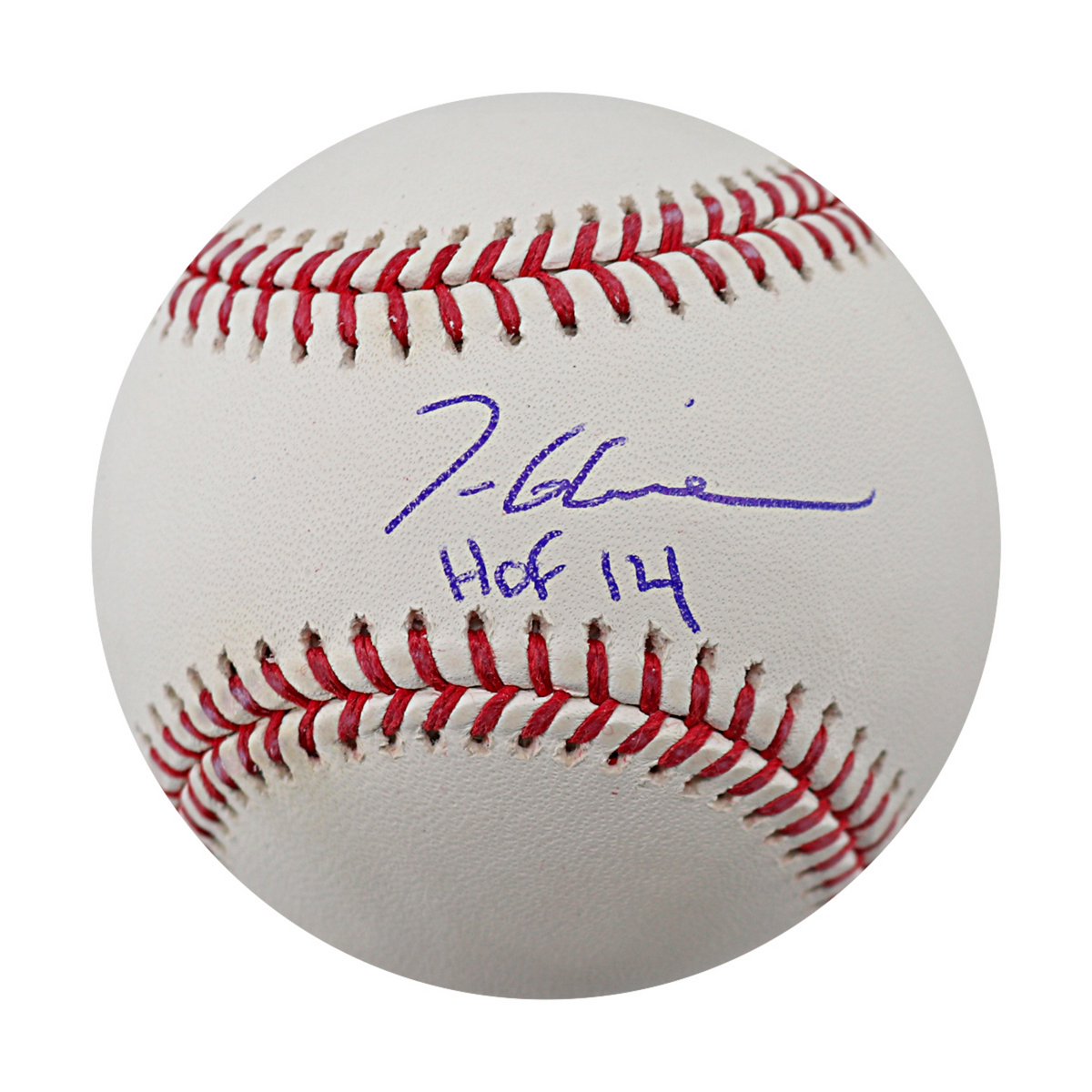 Tom Glavine Atlanta Braves Signed Inscribed OMLB Baseball JSA COA-Powers Sports Memorabilia