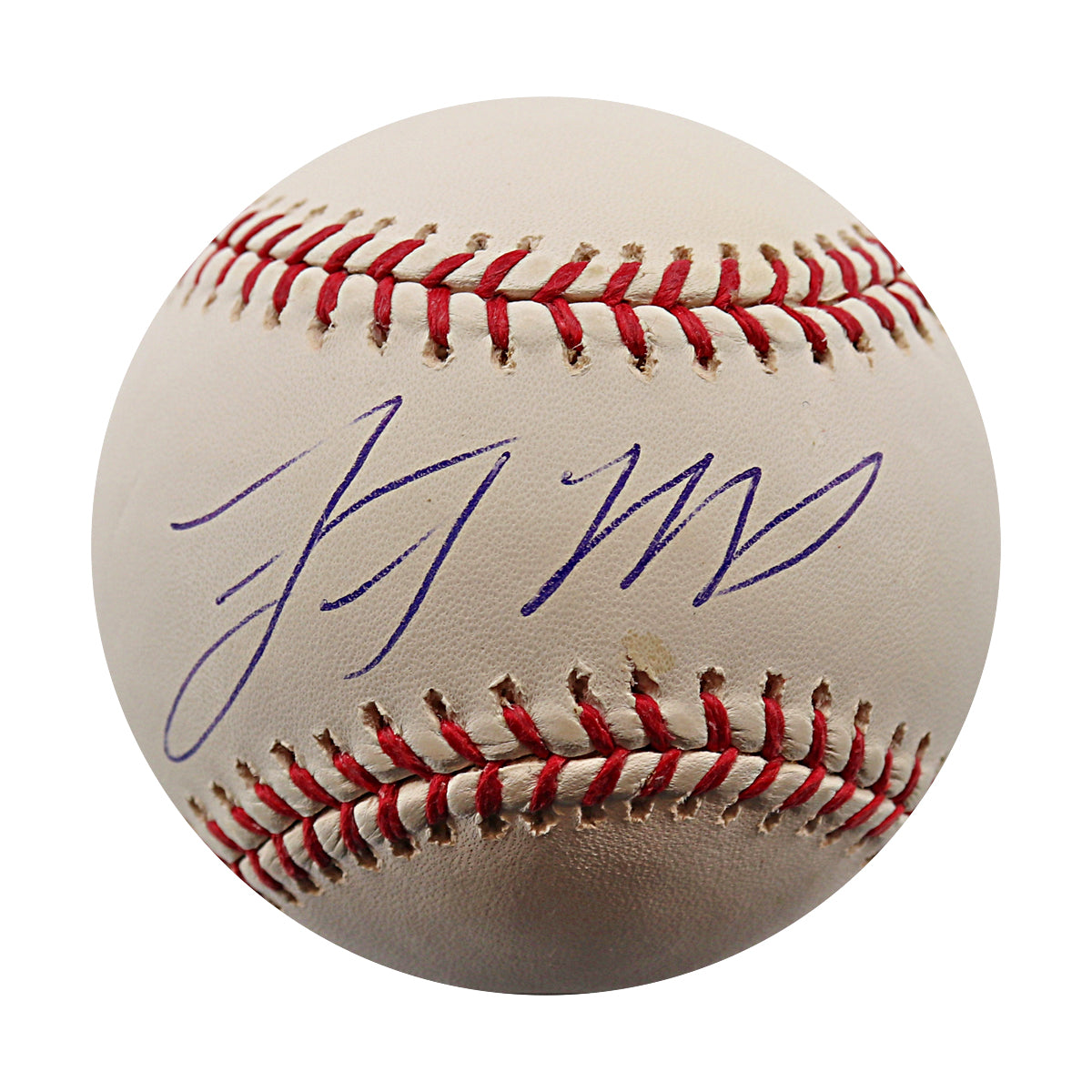 Lastings Milledge New York Yankees Signed ROMLB Baseball (Steiner COA)-Powers Sports Memorabilia