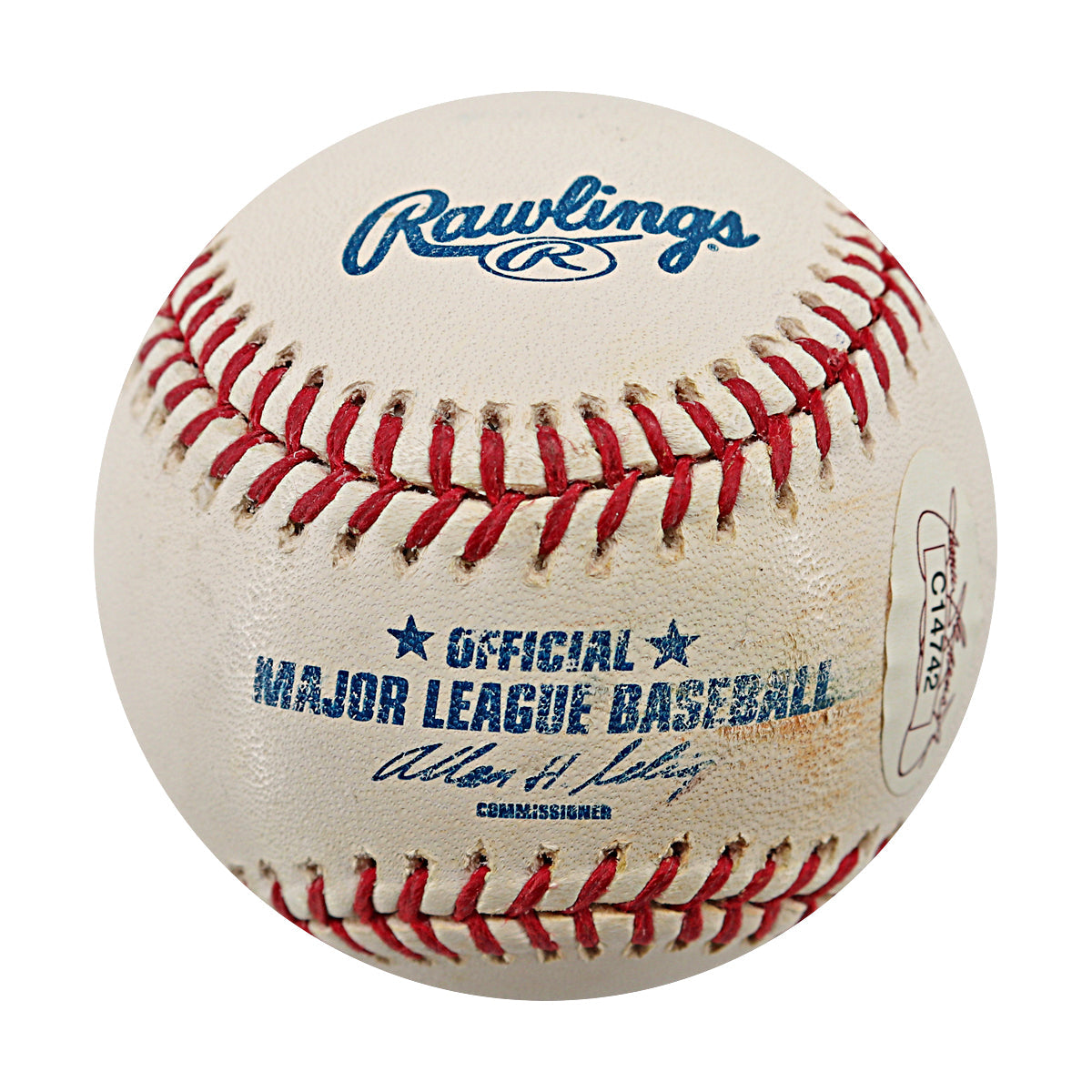Paul Molitor Brewers Blue Jays Twins Signed Game Used ROMLB Baseball (JSA COA)-Powers Sports Memorabilia