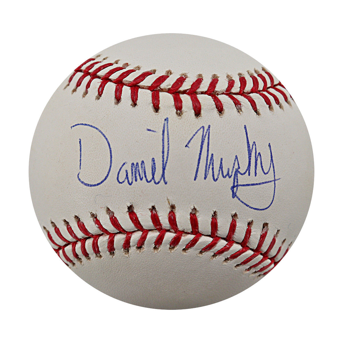 Daniel Murphy Mets Nationals Signed ROMLB Baseball (Steiner Holo)