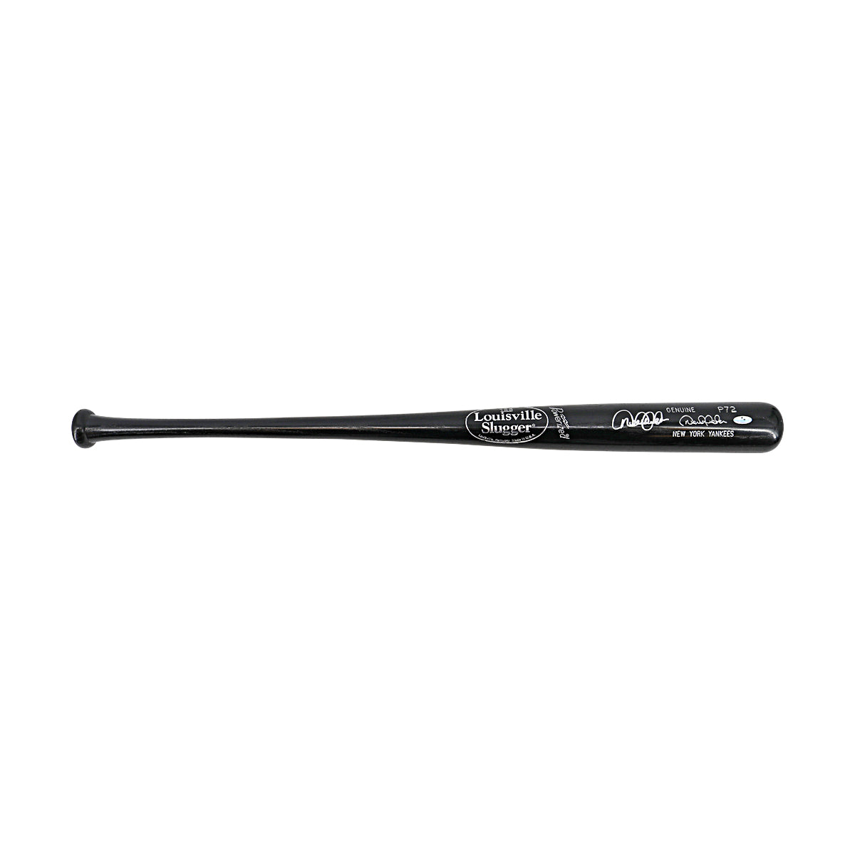 Derek Jeter New York Yankees Signed Louisville Slugger Genuine P72 Bat (Steiner COA & MLB Auth)-Powers Sports Memorabilia