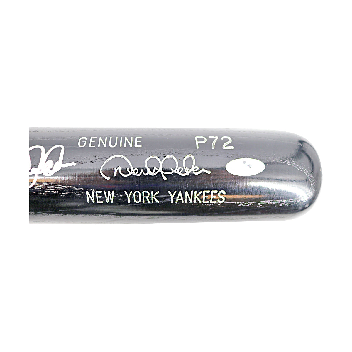 Derek Jeter New York Yankees Signed Louisville Slugger Genuine P72 Bat (Steiner COA & MLB Auth)-Powers Sports Memorabilia