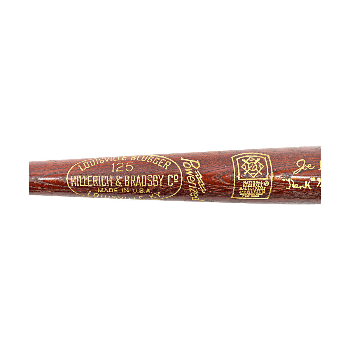 Joe Cronin Hank Greenberg Louisville Slugger HOF Class of 1956 Commemorative Bat (Limited Edition: 91 of 500)-Powers Sports Memorabilia