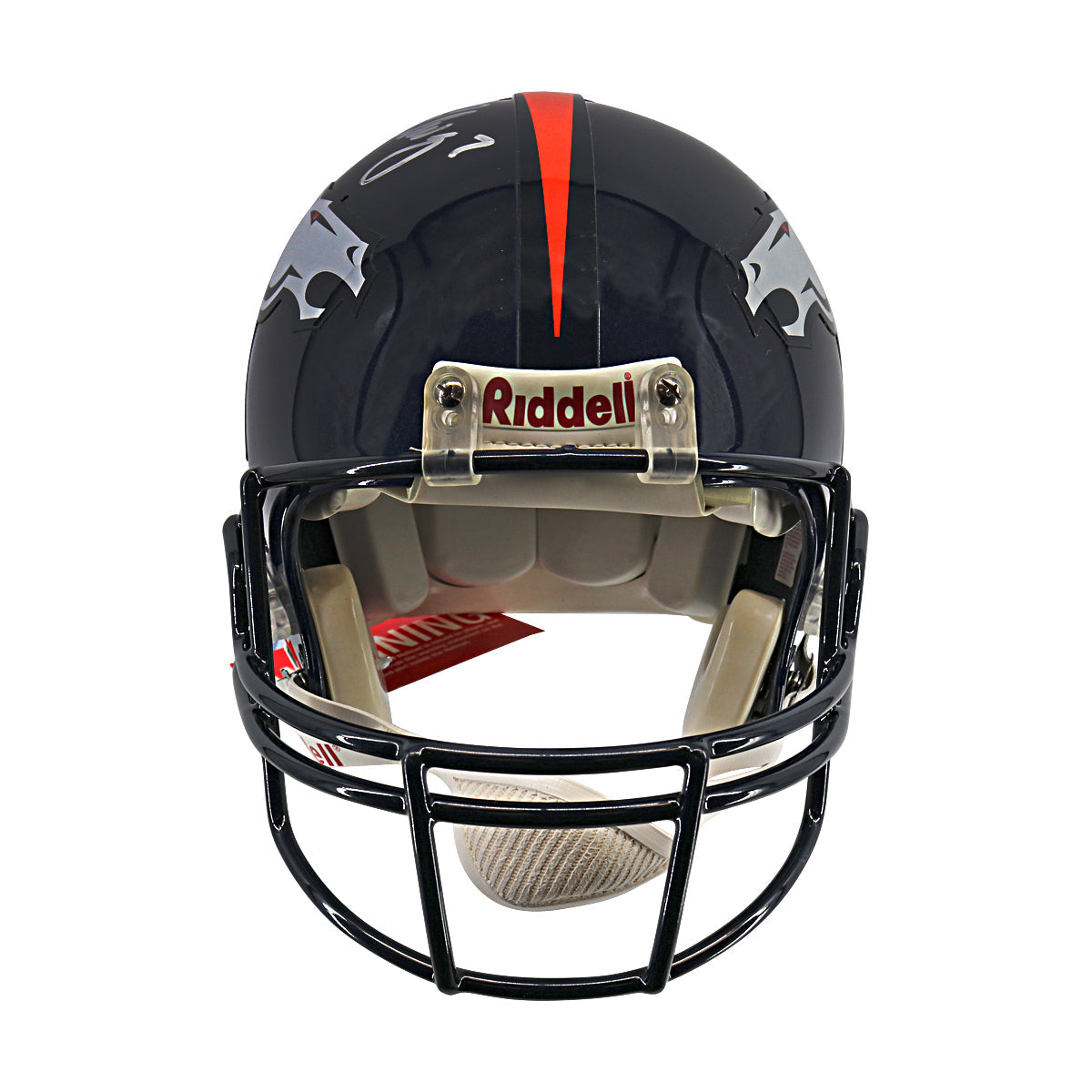 John Elway Denver Broncos Signed Authentic Full Size Riddell Helmet (JSA COA)-Powers Sports Memorabilia