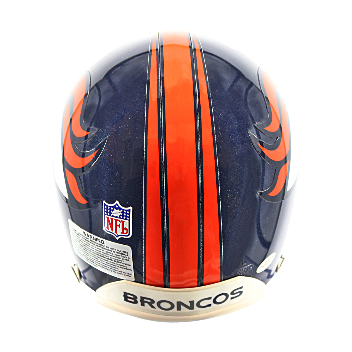 John Elway Denver Broncos Signed Authentic Full Size Riddell Helmet (JSA COA)-Powers Sports Memorabilia
