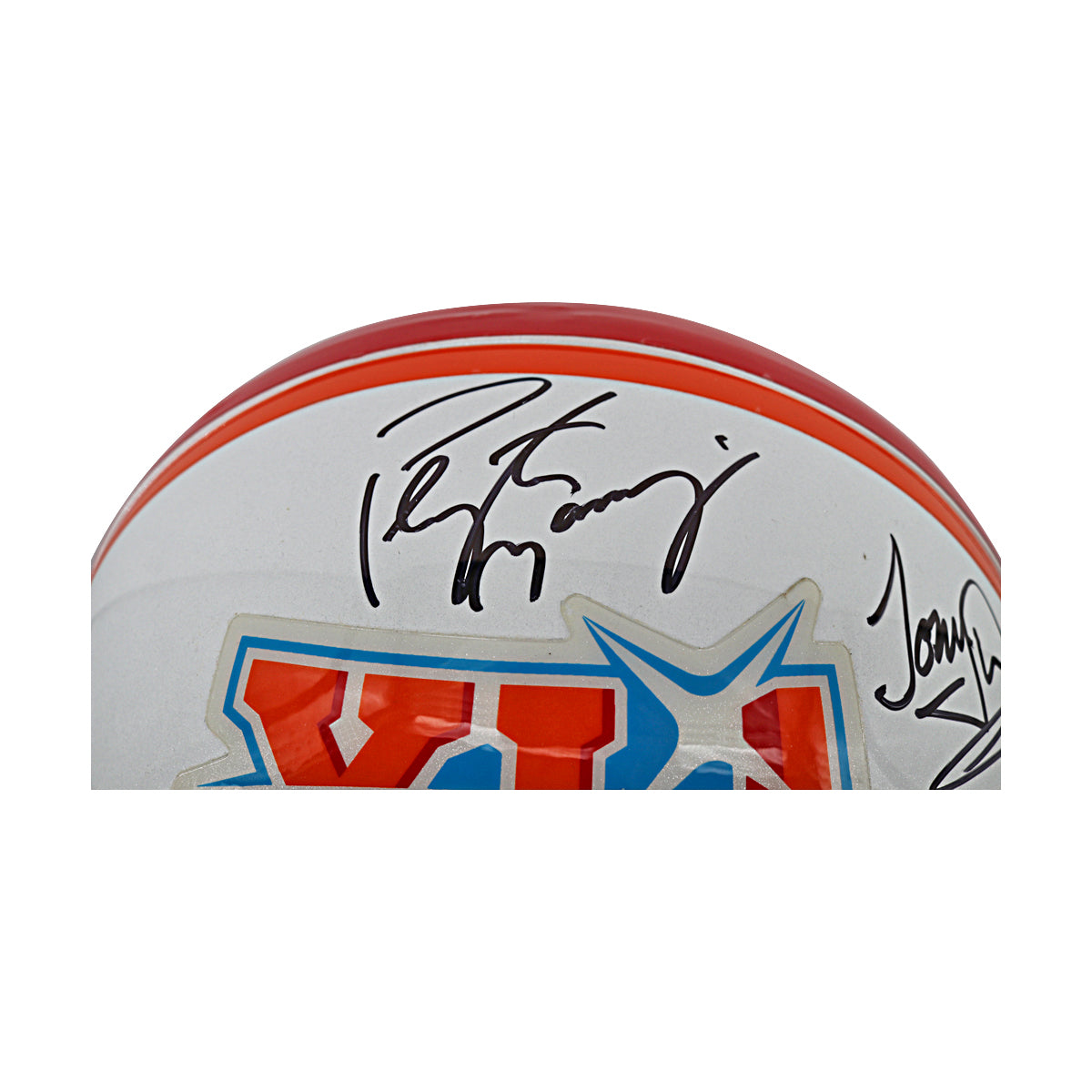 Peyton Manning Tony Dungy Indianapolis Colts SB XLI Dual Signed Authentic Full Size Riddell Helmet (Manning, Steiner Holo)-Powers Sports Memorabilia