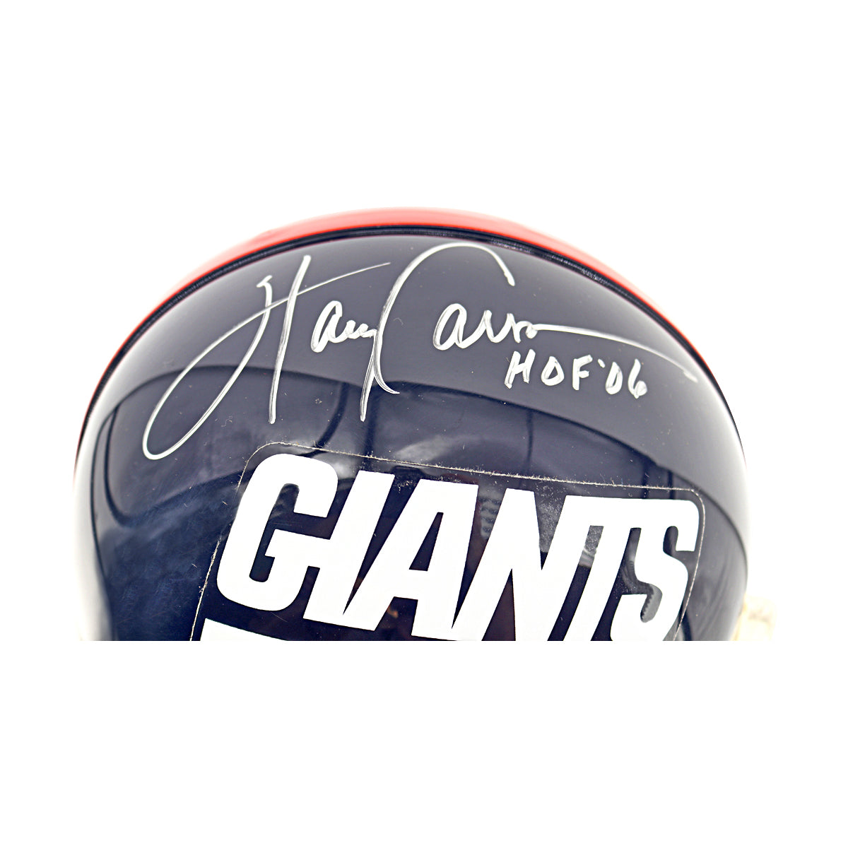 Harry Carson New York Giants Signed Signed Inscribed Authentic Full Size Helmet with HOF (Steiner COA)