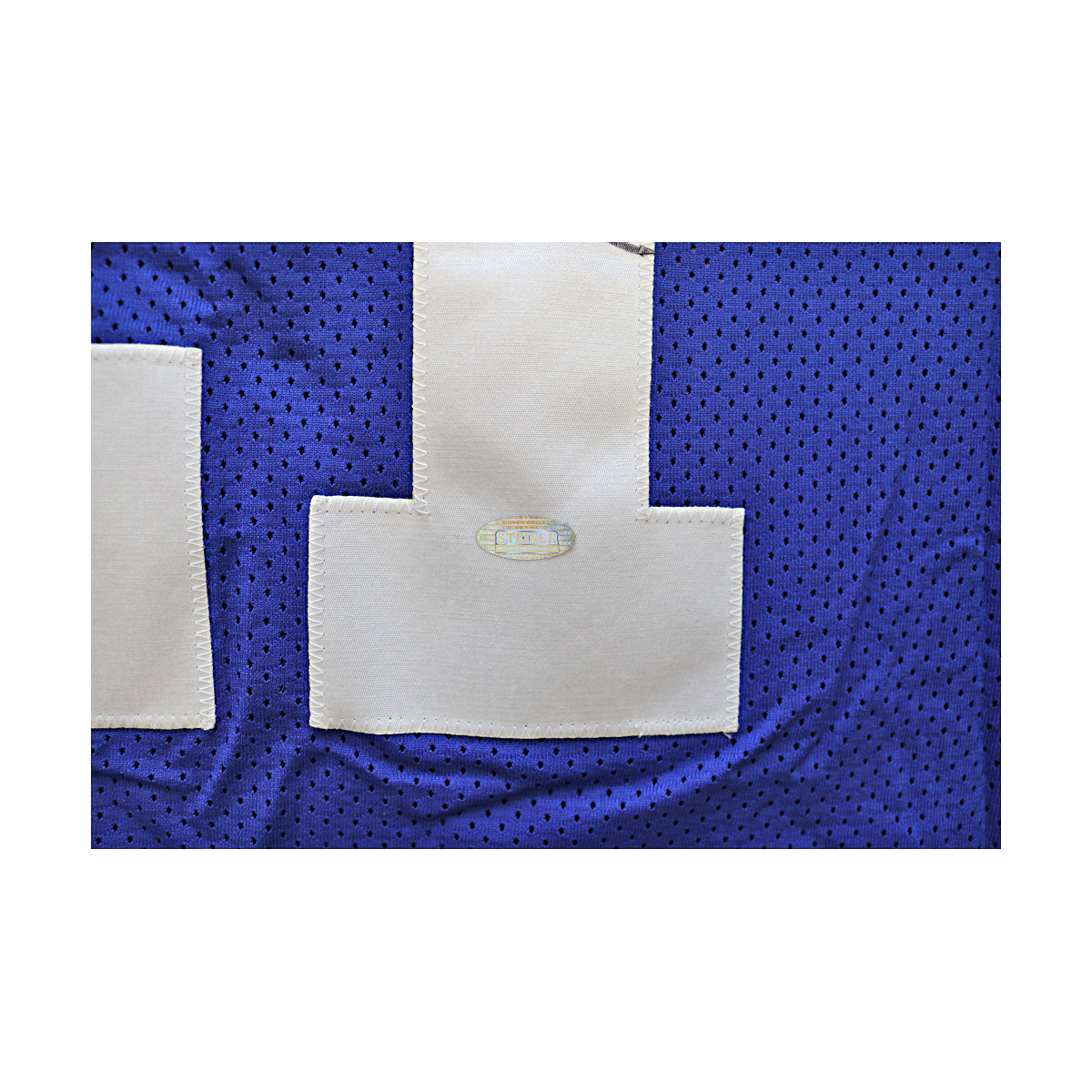 Tiki Barber New York Giants Signed Blue Authentic Reebok Jersey Size: 54 (Steiner COA)-Powers Sports Memorabilia