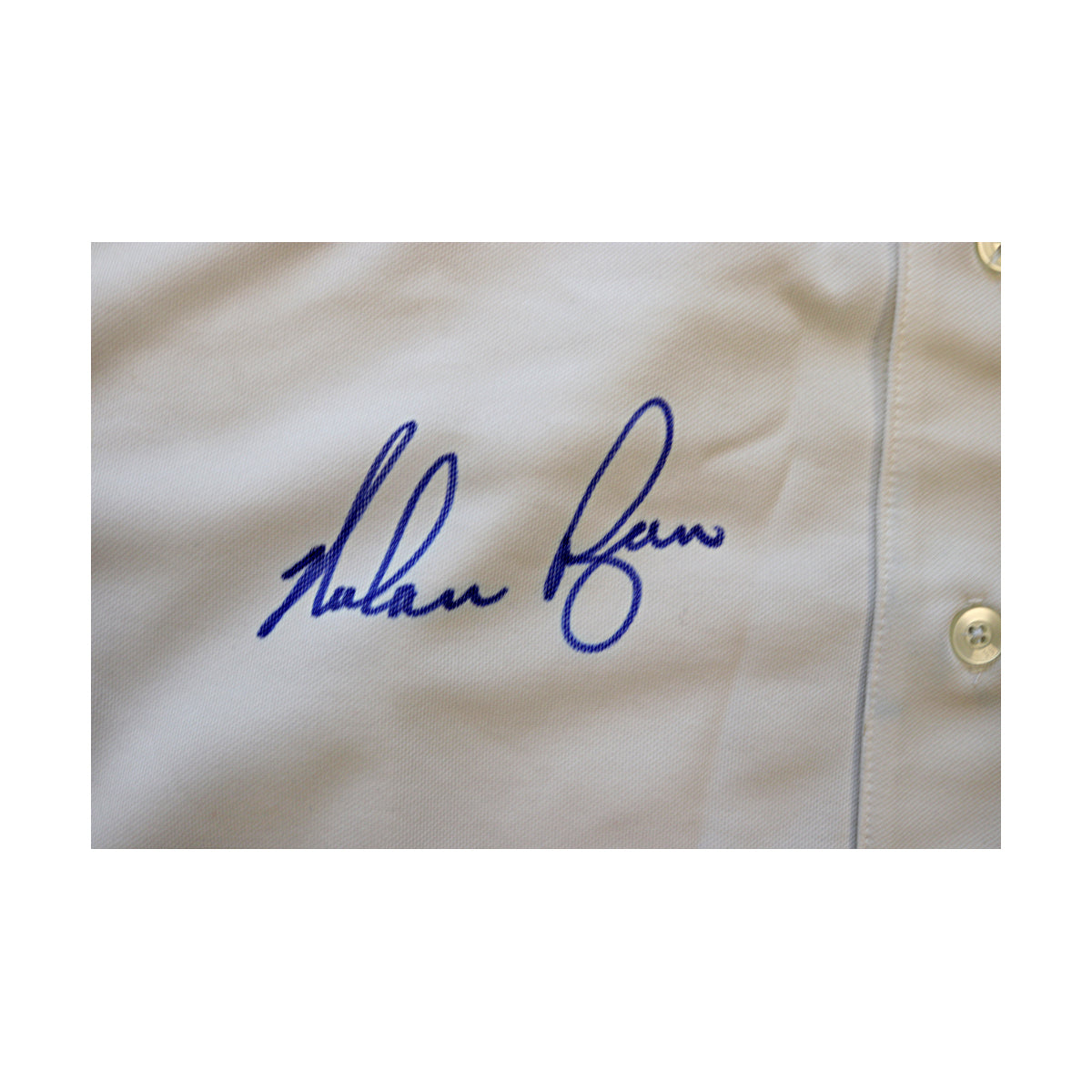 Nolan Ryan Texas Rangers Signed Authentic Home Jersey Size: 60 (Sports Integrity COA)-Powers Sports Memorabilia