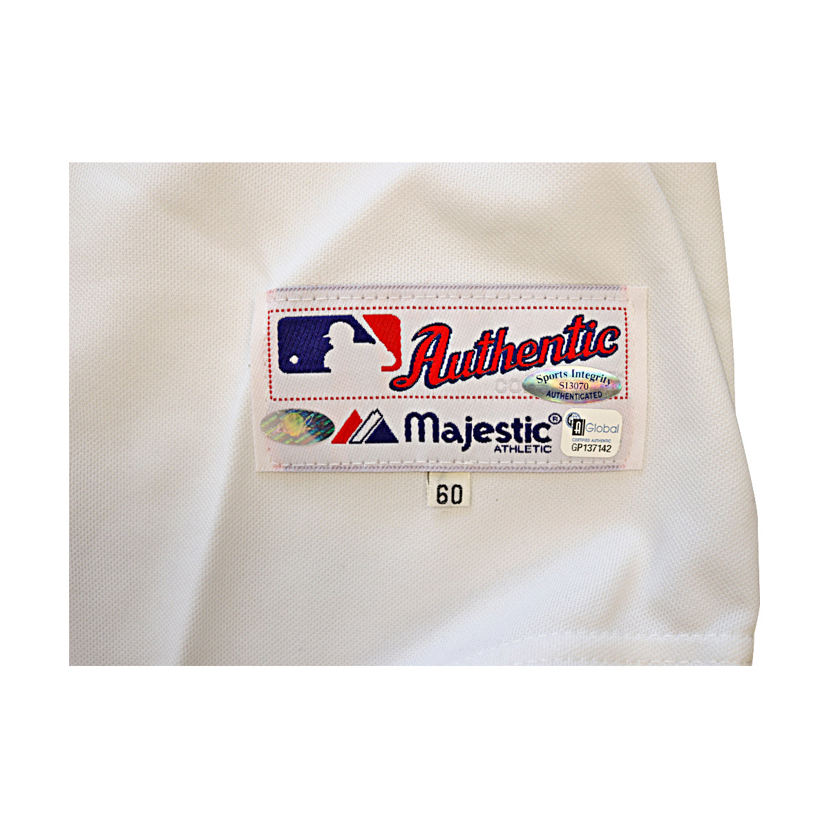 Nolan Ryan Texas Rangers Signed Authentic Home Jersey Size: 60 (Sports Integrity COA)-Powers Sports Memorabilia