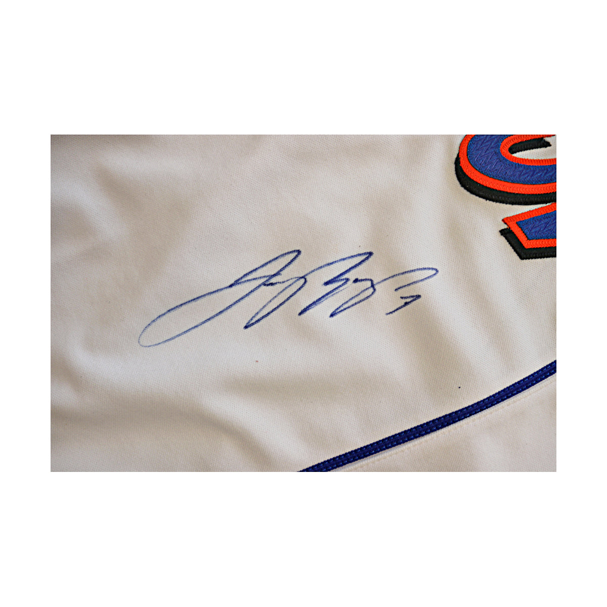 Jose Reyes New York Mets Signed Solid White Authentic Jersey Size: 48 (Steiner COA)-Powers Sports Memorabilia