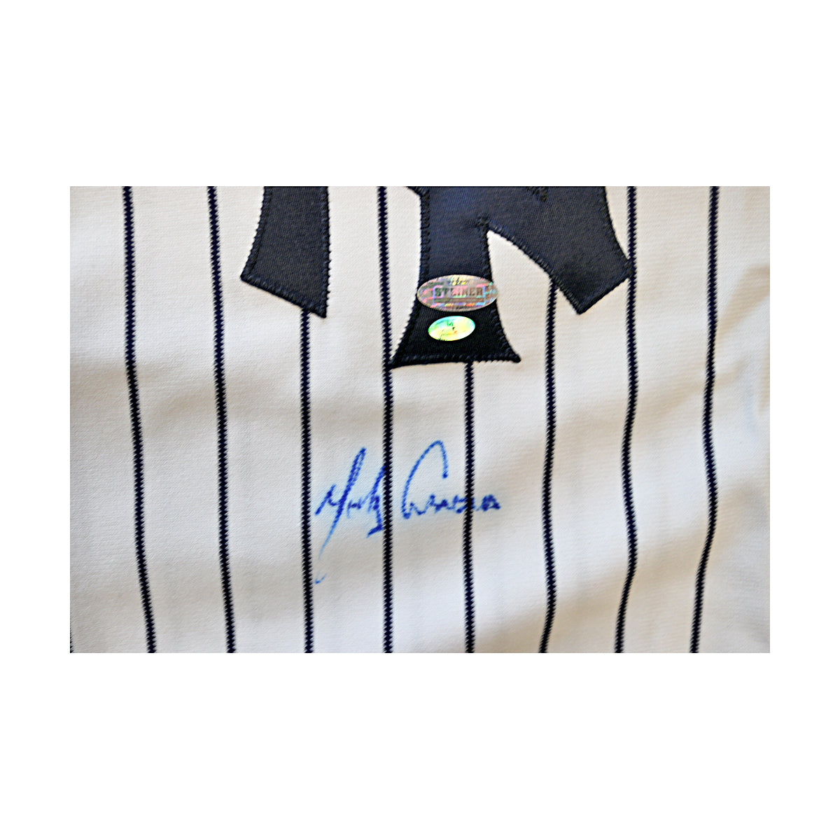 Melky Cabrera New York Yankees Signed Authentic Home Jersey Size: 52 (Steiner COA)-Powers Sports Memorabilia