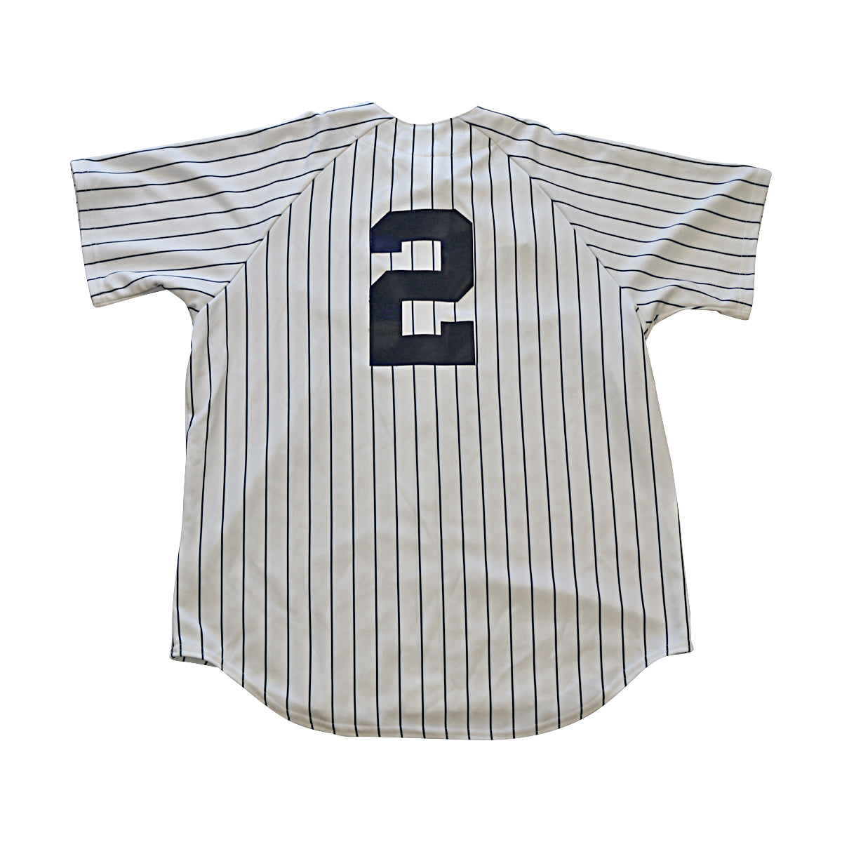 Derek Jeter New York Yankees Signed Home Replica Jersey Size: L (Steiner COA)-Powers Sports Memorabilia