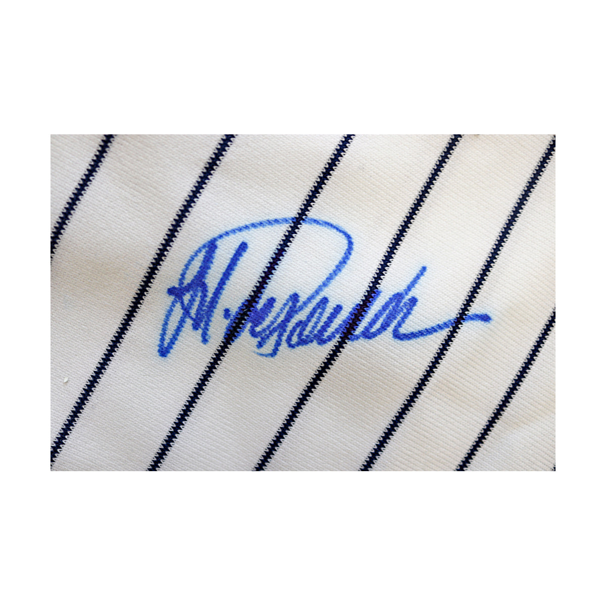 Jorge Posada New York Yankees Signed Home Russell Authentic Jersey Size: 48 (Steiner COA)-Powers Sports Memorabilia