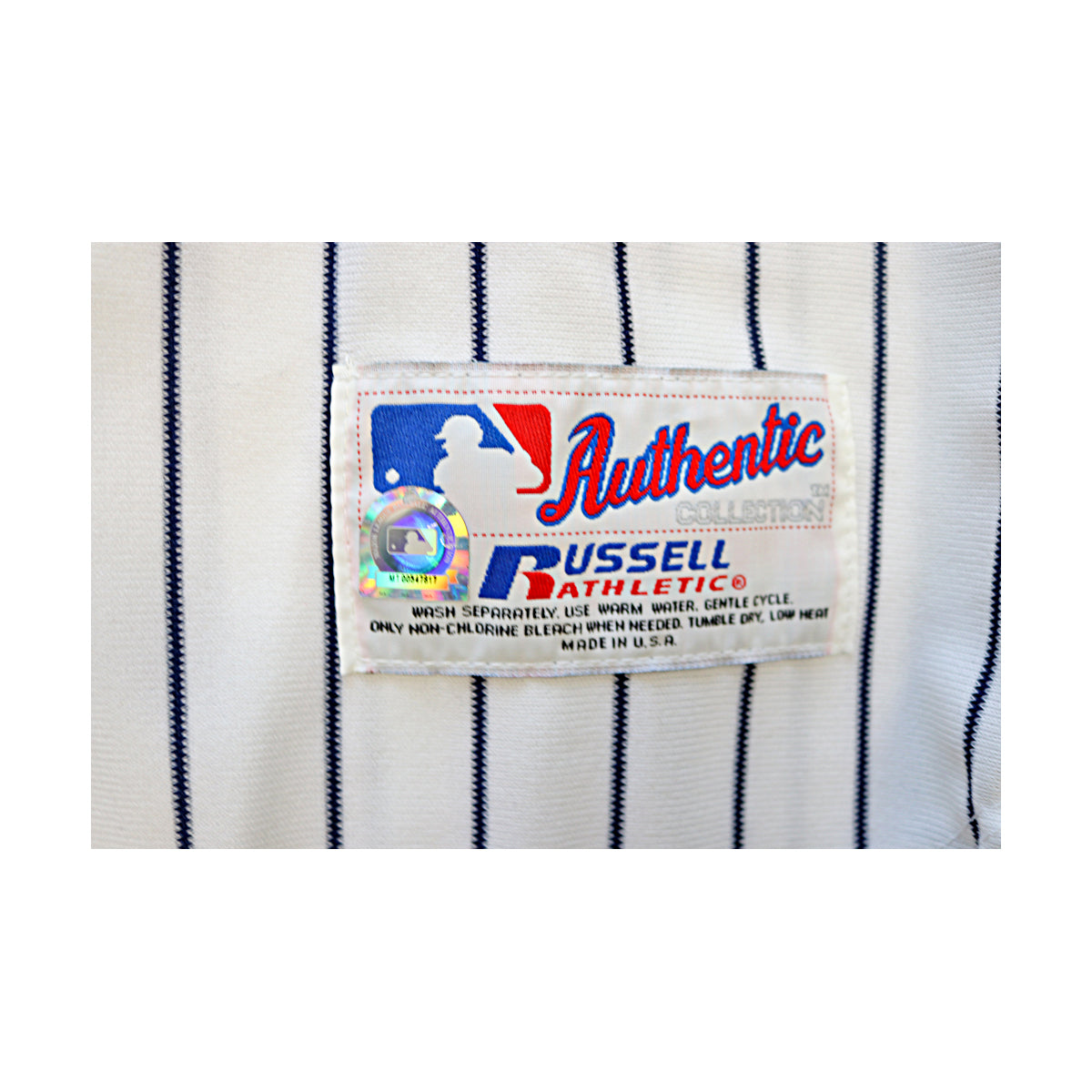 Jorge Posada New York Yankees Signed Home Russell Authentic Jersey Size: 48 (Steiner COA)-Powers Sports Memorabilia