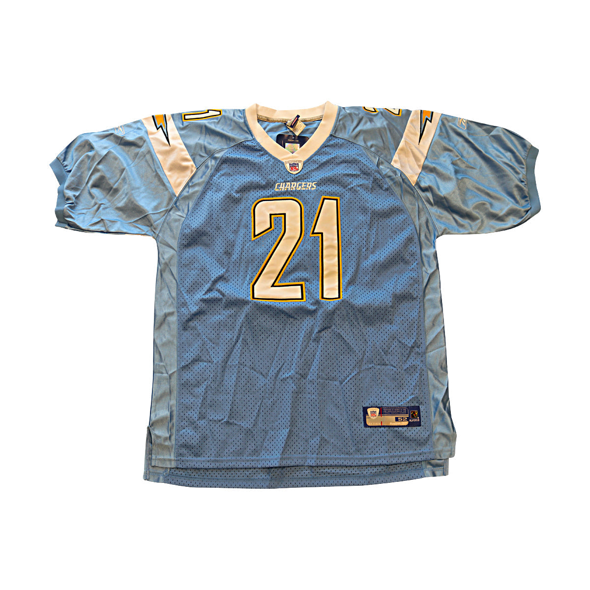 LaDainian Tomlinson San Diego Chargers Signed Powder Blue Authentic Jersey Size: 52 (Mounted Memories COA)-Powers Sports Memorabilia