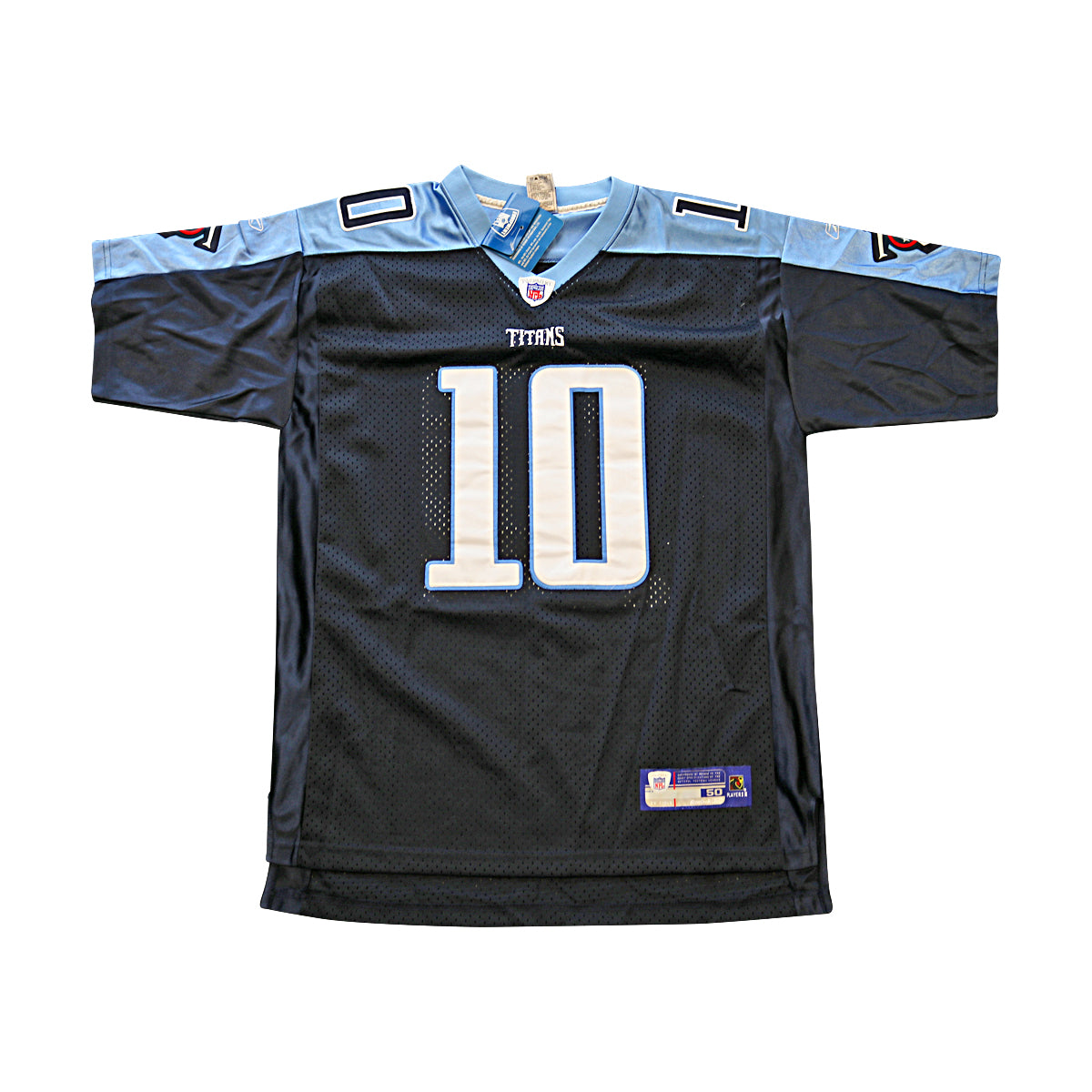 Vince Young Tennessee Titans Signed Authentic Blue Jersey Size: 50 (PSA)-Powers Sports Memorabilia