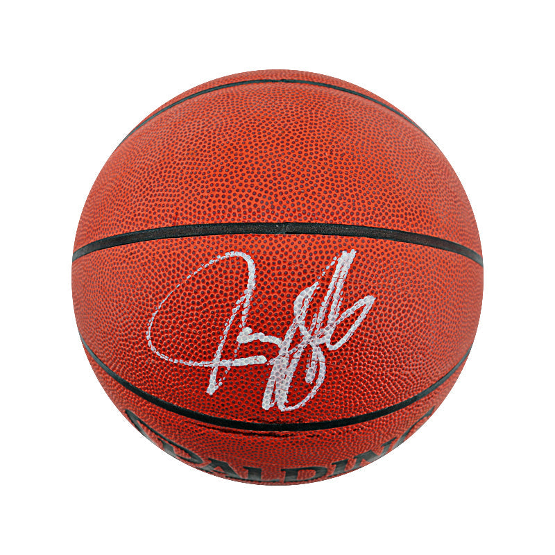 Jerry Stackhouse Philadelphia 76ers Signed Spalding Indoor Outdoor Basketball (JSA)-Powers Sports Memorabilia