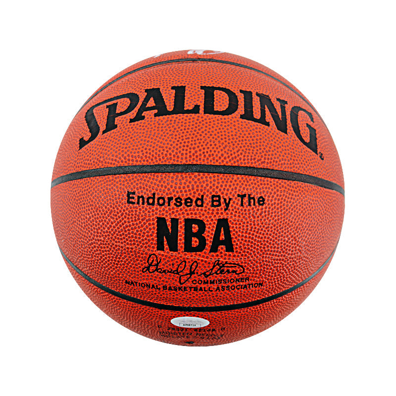 Jerry Stackhouse Philadelphia 76ers Signed Spalding Indoor Outdoor Basketball (JSA)-Powers Sports Memorabilia