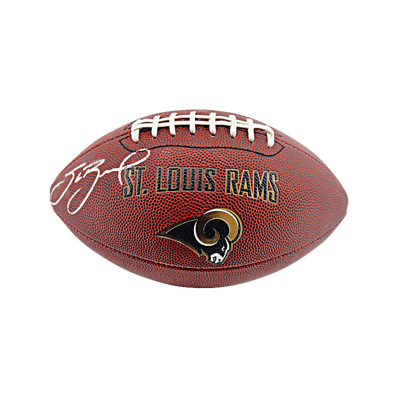 Sam Bradford St. Louis Rams Signed Logo Football (JSA)
