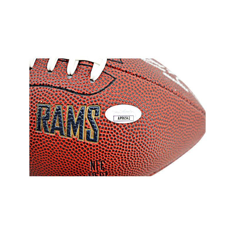 Sam Bradford St. Louis Rams Signed Logo Football (JSA)