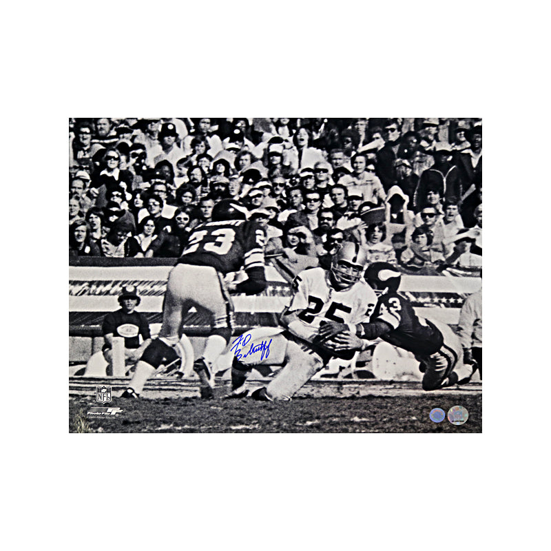 Fred Biletnikoff Oakland Raiders Signed 16x20 Photo (Schwartz Holo)-Powers Sports Memorabilia