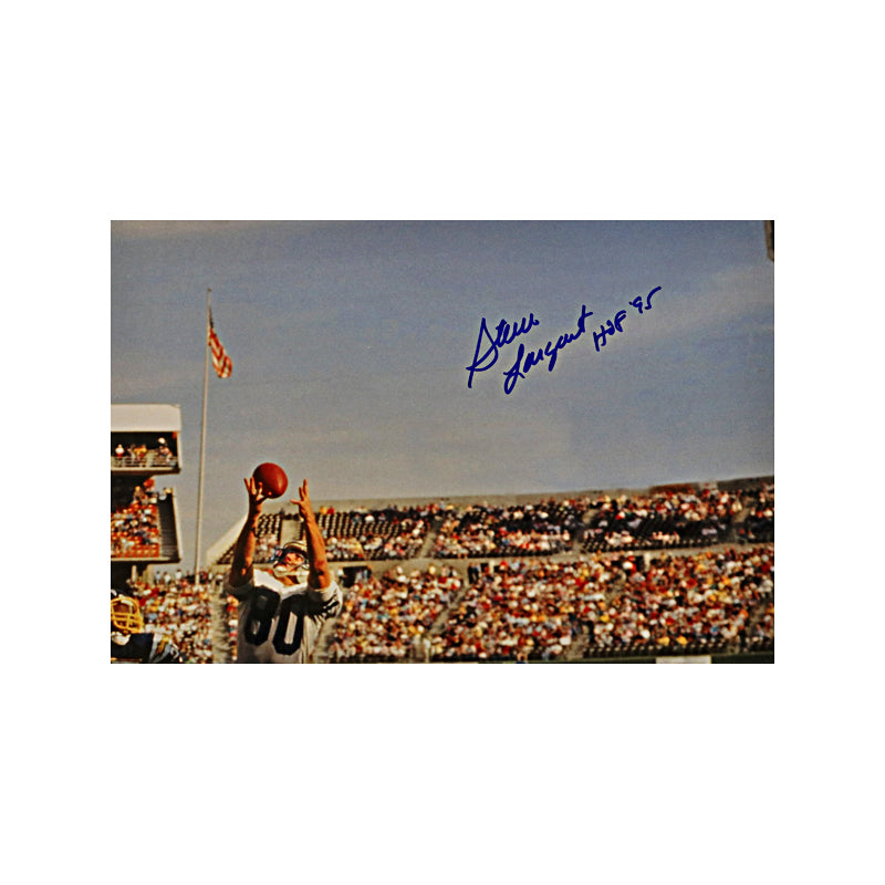Steve Largent Seattle Seahawks Signed 16x20 Photo (Schwartz Holo)