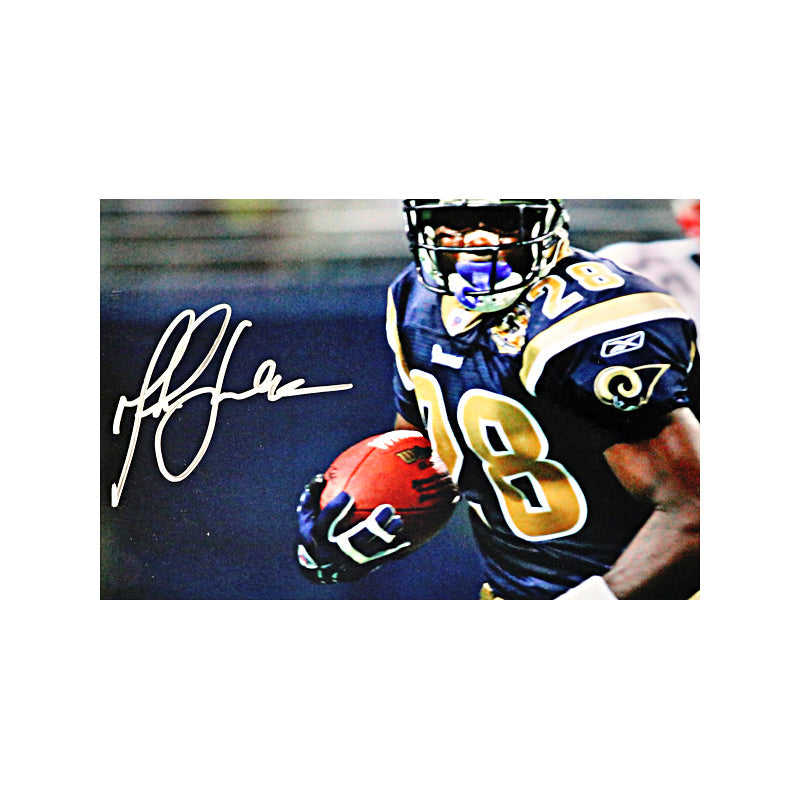 Marshall Faulk St. Louis Rams Signed 16x20 Photo (Schwartz Holo)-Powers Sports Memorabilia