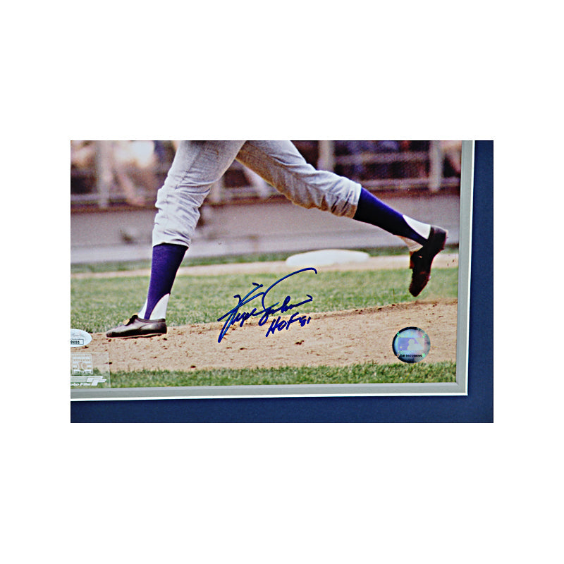 Ferguson Jenkins Chicago Cubs Signed Inscribed 11x14 Matted Photo (JSA)-Powers Sports Memorabilia