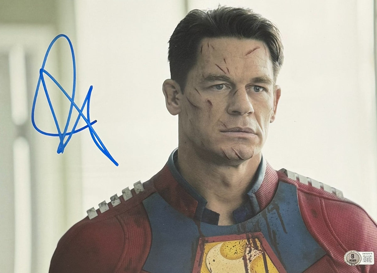 John Cena Peacemaker Signed 11x14 Photo - Beckett Beckett-Powers Sports Memorabilia