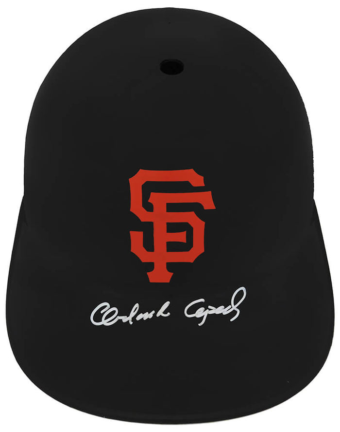 Orlando Cepeda San Francisco Giants Autographed Souvenir Replica Baseball-Powers Sports Memorabilia