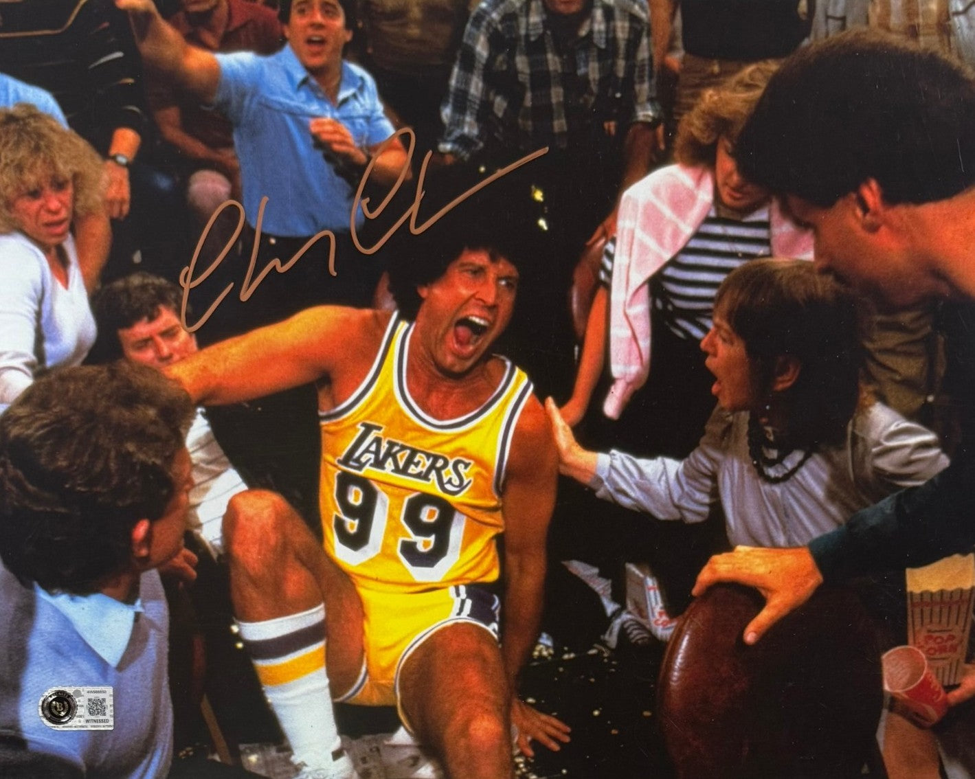 Chevy Chase Fletch Signed 11x14 Photo Beckett WIT 58266 Beckett-Powers Sports Memorabilia