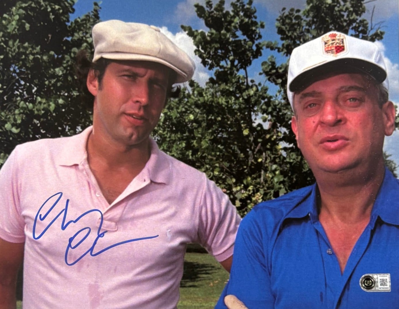 Chevy Chase Autographed Caddy Shack 11x14 Photo Beckett WIT-Powers Sports Memorabilia