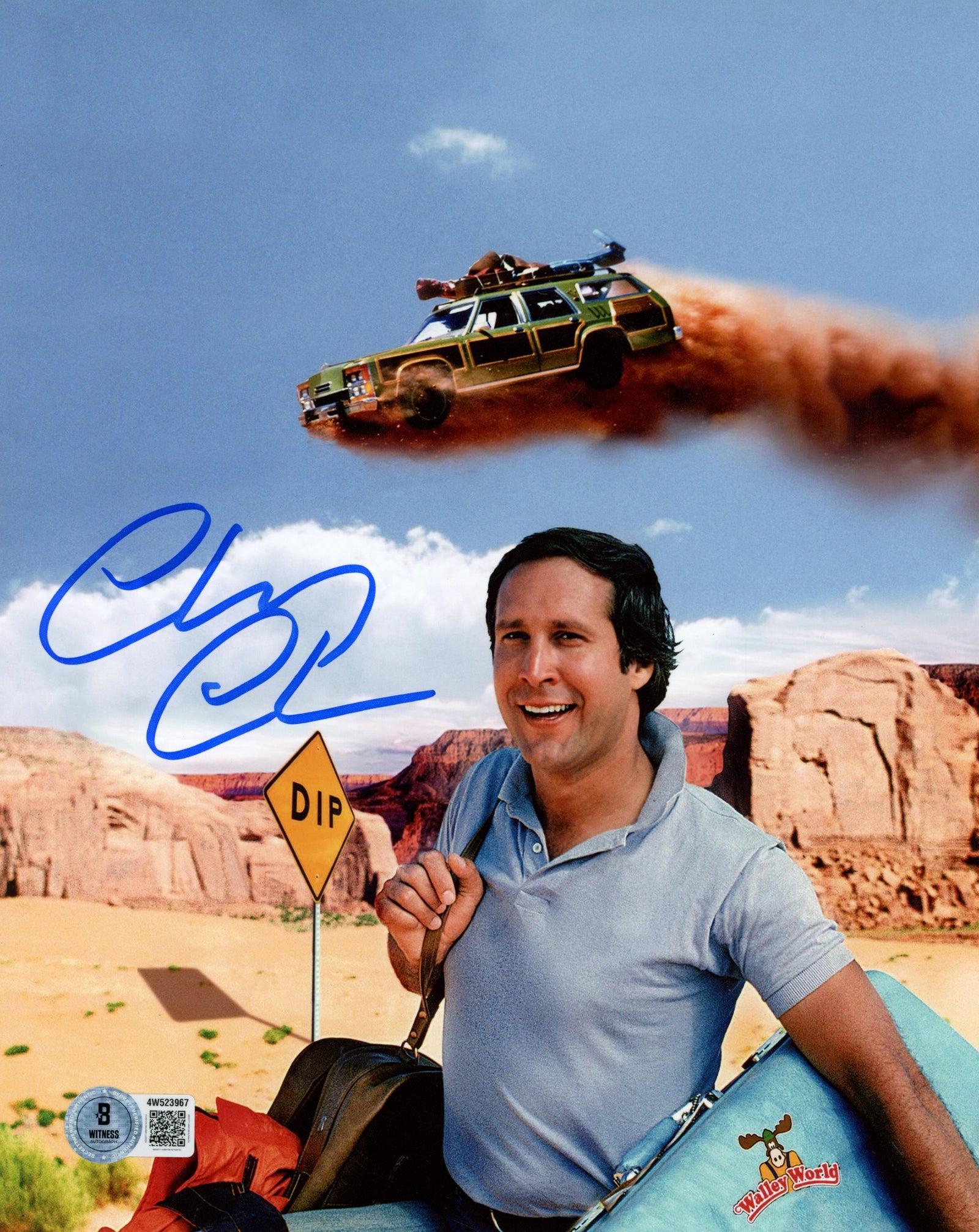 Chevy Chase Vacation Signed 8x10 Photo-Powers Sports Memorabilia