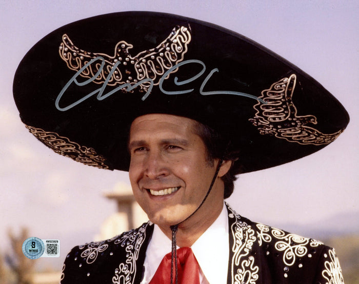 Chevy Chase Signed Three Amigos 8x10 Photo – Beckett Authenticated-Powers Sports Memorabilia