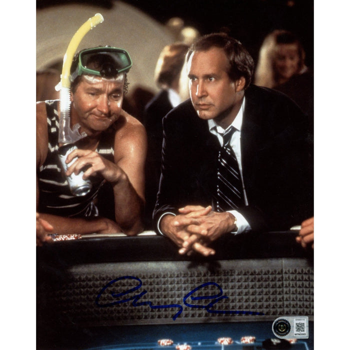 Chevy Chase Signed Vegas Vacation 8x10 Photo Beckett WIT-Powers Sports Memorabilia