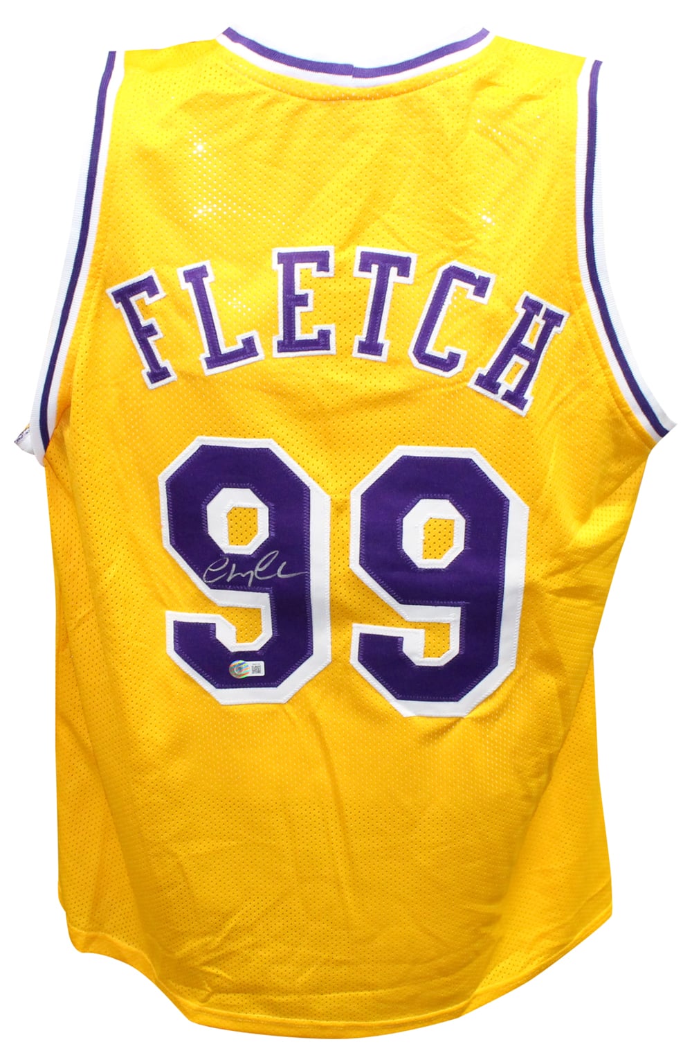Chevy Chase Signed Pro Style Yellow Fletch Jersey – Beckett Authenticated-Powers Sports Memorabilia