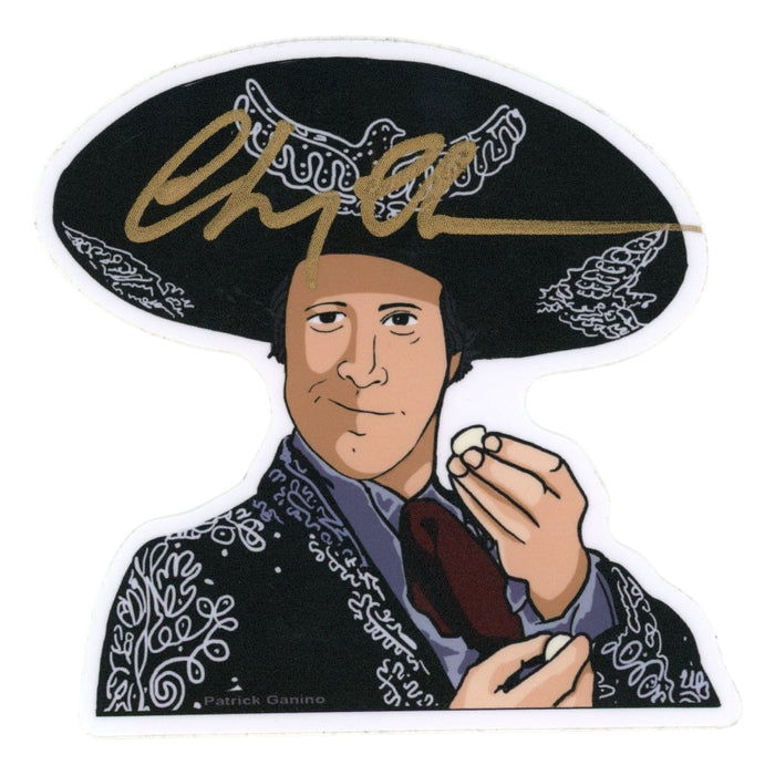 Chevy Chase Signed Three Amigos Sticker – Beckett Witness Authenticated-Powers Sports Memorabilia