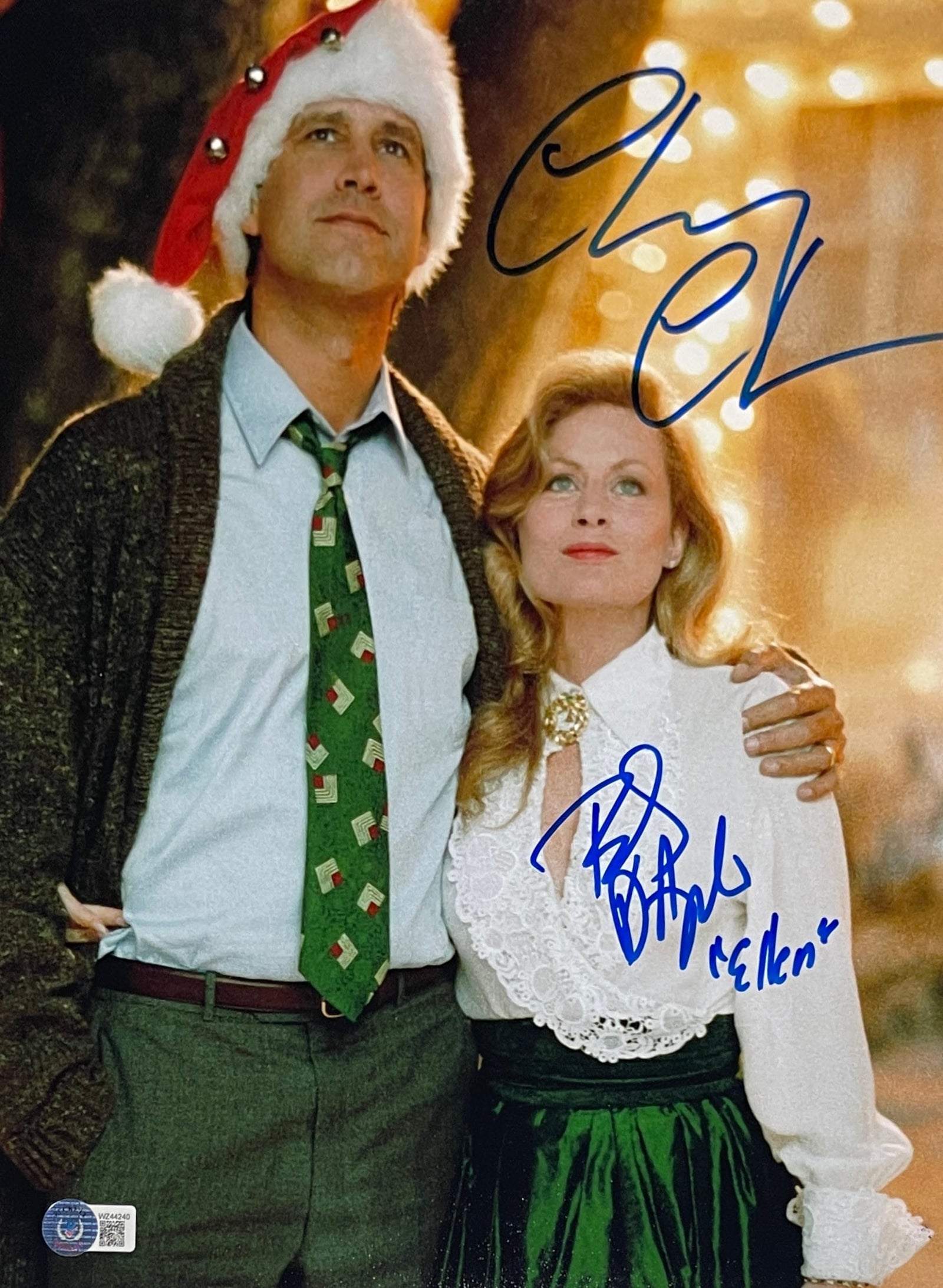 Chevy Chase Beverly D'Angelo Christmas Vacation Signed Photo – Beckett Authenticated-Powers Sports Memorabilia