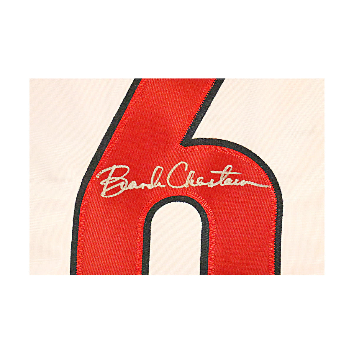 Brandi Chastain USWNT Signed Pro Style #6 White Soccer Jersey-Powers Sports Memorabilia