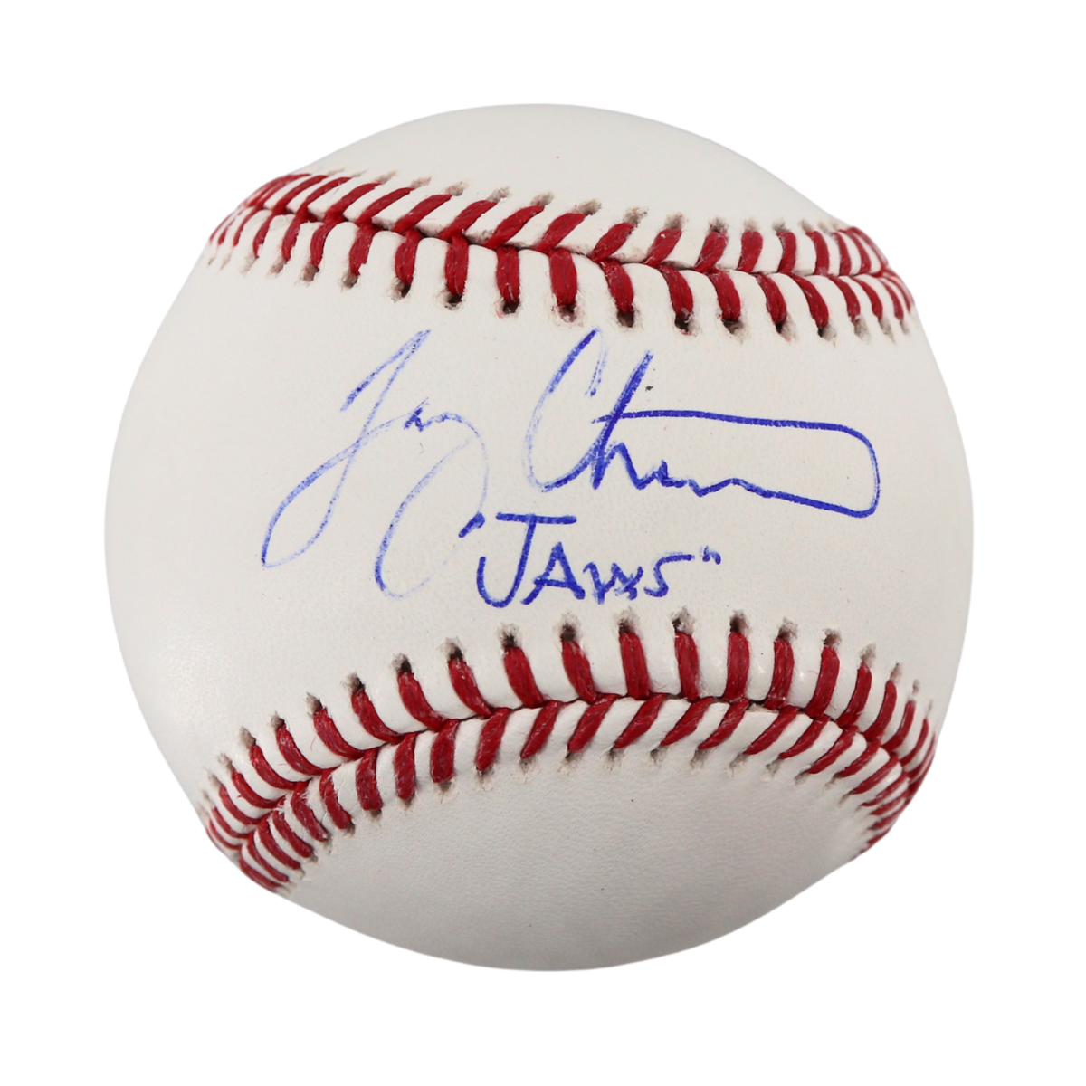 Joey Chestnut Signed Inscribed Jaws OMLB Baseball-Powers Sports Memorabilia