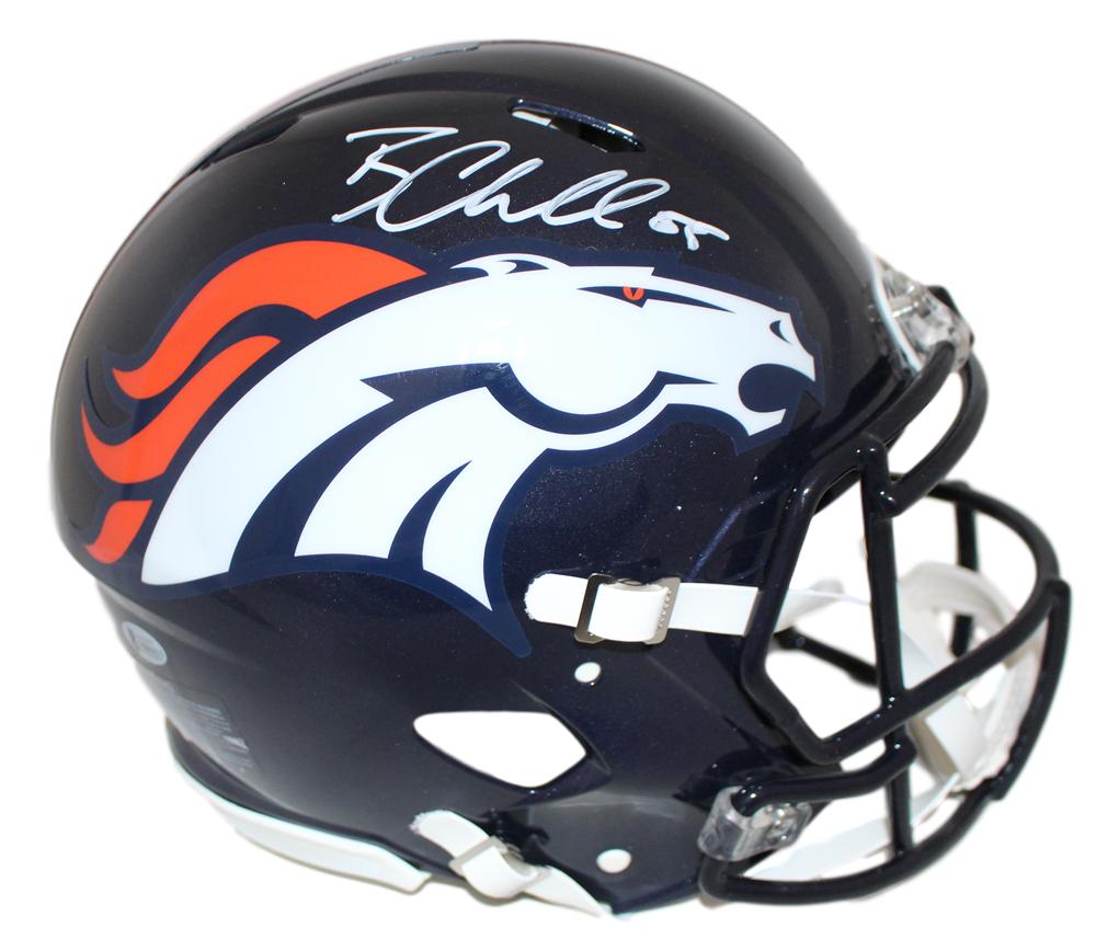 Bradley Chubb Denver Broncos Signed Full Size Helmet - Authentic Speed Beckett-Powers Sports Memorabilia