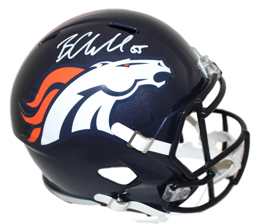 Bradley Chubb Signed Denver Broncos Speed Replica Helmet – Beckett Authenticated-Powers Sports Memorabilia