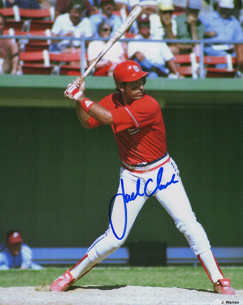 Jack Clark St. Louis Cardinals Autographed Arizona Batting 8x10 Photo-Powers Sports Memorabilia